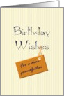 Birthday for Grandfather Warm Wishes card