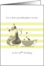 Granddaughter-In-Law’s 30th Birthday A Lovely Cup of Tea card