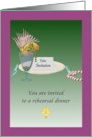 Invitation Rehearsal Dinner New Orleans French Quarter card