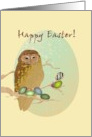 Happy Easter Easter Owl card