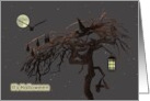 Halloween All Things Spooky On A Gnarled Tree card