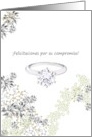 Engagement Congratulations in Spanish Engagement Ring card