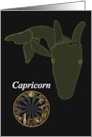 Capricorn Zodiac Star Sign Blank card