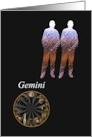 Gemini Zodiac Star Sign Blank card