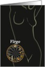 Virgo Zodiac Star Sign Blank card