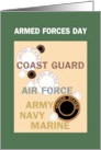 Armed Forces Day United States Armed Forces card