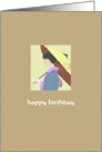 Birthday Geisha Holding Umbrella card