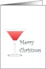Christmas cheer, cosmopolitan card