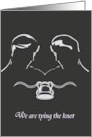 Gay Wedding Invitation Tying The Knot card