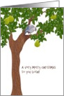 Partridge in a Pear Tree Christmas card