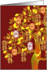 Chinese New Year Ang Pow Tree and Upside Down Luck Character card