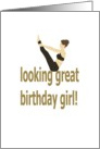 Birthday Pilates for Her Shape Up card