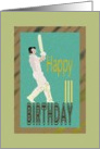 Cricketer birthday card