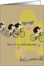 Birthday Cycle Race card
