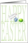 Easter for Future Son in Law Great Big Greeting and Easter Eggs card