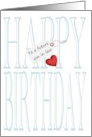 Birthday for Future Son in Law Great Big Greeting with Red Heart card