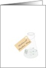 National Doctors’ Day Sketch of a Laboratory Flask card