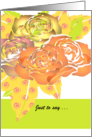 Roses In Soft Colors Custom card