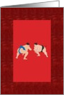 Sumo wrestling Birthday for him card