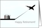 Congratulations On Retirement For Flight Attendant card