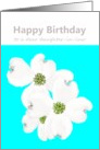 Daughter-in-Law’s Birthday Dogwood Flowers card