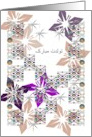 Birthday in Farsi Colorful Geometric Shapes card