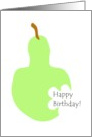 Birthday Huge Pear card