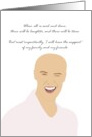 Cancer Head Shaving Party Invitation Man With Shaved Head card