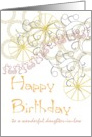 Birthday for Daughter-in-Law Geometric Patterns card