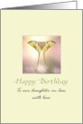 Birthday for Daughter-in-Law Pretty Moon Moth card