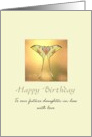Birthday for Future Daughter-in-Law Pretty Moon Moth card