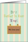 Father in Law Day We Love You card