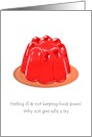 Jelly On A Plate Get Well card