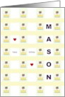 Birthday for Mason Cakes Galore card