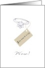 Engagement Ring Worth An Arm And A Leg idiom Congratulations card