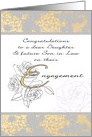 Engagement Congratulations to Daughter and Future Son in Law card