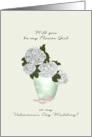 Be My Flower Girl For My Valentine’s Day Wedding Viburnum Flowers card