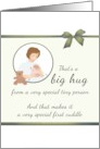 Baby Preemie’s First Cuddle Mom Cuddling Her Premature Infant card