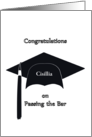 Customizable For Any Relation Congratulations On Passing The Bar card