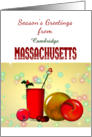 Custom Season’s Greetings from Massachusetts Official Beverage card