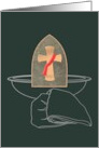 Deacon Symbols The Cross Basin And Towel card