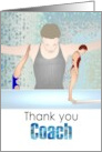 Thank You Diving Coach Female Divers In Various Dive Stages card