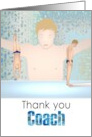 Thank You Diving Coach Male Divers In Various Dive Stages card