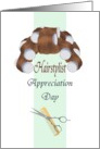 Hairstylist Appreciation Day Hair in Curlers card