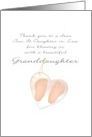 New Granddaughter by Son and Daughter in Law New Grandparents card