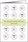 Get Well From Glaucoma Surgery Representation Of Male Female Eyes card