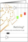 Electrical Engineer Retiring Diode Symbols LEDs and Circuits card