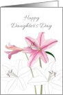 Daughter’s Day Like A Daughter To Me Stargazer Lilies card