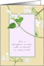 Daughter’s Day for Daughter In Law Stephanotis Flowers card