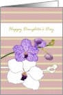 Daughter’s Day for Granddaughter Spray of Orchids card